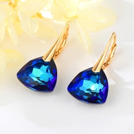 Show details for Good Swarovski Element Geometric Dangle Earrings
