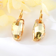 Show details for Featured Yellow Irregular Dangle Earrings with Full Guarantee