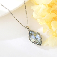 Show details for Hot Selling Blue Swarovski Element Pendant Necklace from Top Designer