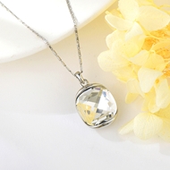 Show details for Purchase Platinum Plated Small Pendant Necklace Exclusive Online