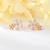 Picture of Reasonably Priced Rose Gold Plated Cubic Zirconia Big Stud Earrings from Reliable Manufacturer