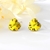 Picture of Stylish Big Yellow Big Stud Earrings