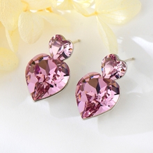 Show details for Stylish Big Love & Heart Dangle Earrings