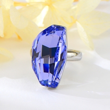 Show details for Good Swarovski Element Irregular Fashion Ring