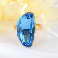 Show details for Irregular Blue Fashion Ring at Super Low Price