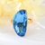 Picture of Irregular Blue Fashion Ring at Super Low Price