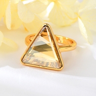 Show details for Shop Copper or Brass Swarovski Element Fashion Ring with Wow Elements