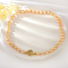 Show details for Classic Copper or Brass Short Chain Necklace with Speedy Delivery