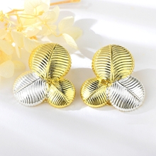Show details for Unique Plain Zinc Alloy Big Stud Earrings