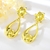 Picture of Dubai Gold Plated Dangle Earrings with 3~7 Day Delivery