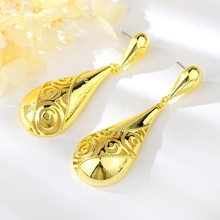 Show details for Zinc Alloy Big Dangle Earrings From Reliable Factory