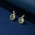 Picture of Famous Big Cubic Zirconia Big Stud Earrings