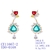 Picture of Love & Heart Gold Plated Dangle Earrings with Fast Shipping