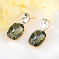 Show details for Bling Geometric Simple Dangle Earrings