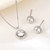 Picture of 925 Sterling Silver Small 2 Piece Jewelry Set with Speedy Delivery