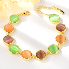 Show details for Nickel Free Gold Plated Medium Fashion Bracelet with No-Risk Refund