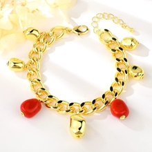 Show details for Eye-Catching Gold Plated Artificial Crystal Fashion Bracelet with Member Discount