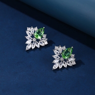 Picture of Origninal Flowers & Plants Luxury Huggie Earrings