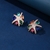 Picture of Funky Starfish Luxury Huggie Earrings