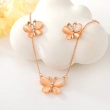 Show details for Zinc Alloy Butterfly 2 Piece Jewelry Set from Certified Factory