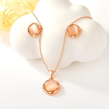 Show details for Classic White 2 Piece Jewelry Set with Worldwide Shipping