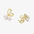 Picture of 999 Sterling Silver Gold Plated Small Hoop Earrings with Unbeatable Quality