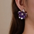 Picture of Eye-Catching Purple Luxury Dangle Earrings with Member Discount