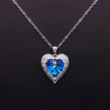 Show details for Fashion Cubic Zirconia Pendant Necklace with 3~7 Day Delivery