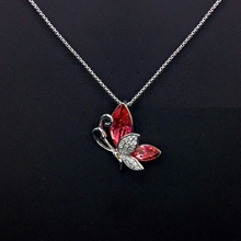 Show details for Charming Red Cubic Zirconia Pendant Necklace As a Gift