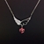 Picture of Unique Cubic Zirconia Red Pendant Necklace