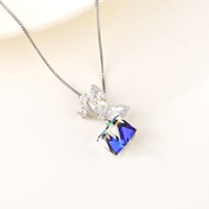 Show details for Amazing Butterfly Copper or Brass Pendant Necklace