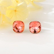 Show details for Staple Geometric Copper or Brass Small Hoop Earrings