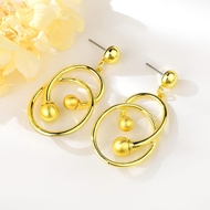 Show details for Famous Geometric Zinc Alloy Dangle Earrings