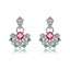 Show details for Pretty Cubic Zirconia Platinum Plated Dangle Earrings