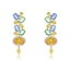 Show details for Good Yellow Irregular Dangle Earrings