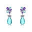 Show details for Great Cubic Zirconia Blue Dangle Earrings