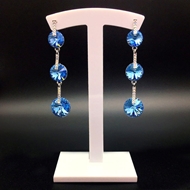 Show details for Need-Now Platinum Plated Copper or Brass Dangle Earrings from Editor Picks