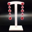 Show details for Great Value Red Party Dangle Earrings with Member Discount