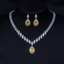 Show details for Bulk Platinum Plated Copper or Brass 2 Piece Jewelry Set