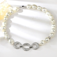 Show details for Bling Party Classic Pendant Necklace