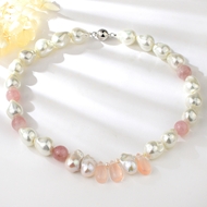 Show details for Wholesale Platinum Plated Copper or Brass Pendant Necklace with No-Risk Return