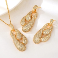 Show details for Famous Irregular Cubic Zirconia 2 Piece Jewelry Set