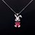 Picture of Copper or Brass Swarovski Element Pendant Necklace with Unbeatable Quality