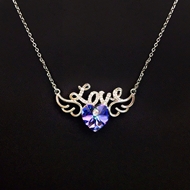 Show details for Copper or Brass Platinum Plated Pendant Necklace with Unbeatable Quality