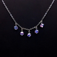 Show details for New Swarovski Element Copper or Brass Pendant Necklace