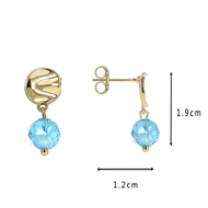 Picture of Cheap Copper or Brass Gold Plated Dangle Earrings for Ladies
