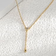 Picture of Buy Gold Plated White Pendant Necklace with Low Cost