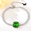 Show details for Amazing Swarovski Element Platinum Plated Fashion Bracelet