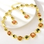 Show details for Irresistible Yellow Geometric 2 Piece Jewelry Set As a Gift