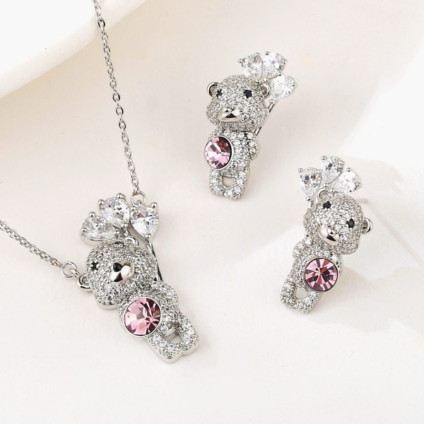 Picture of Fashion Bear 2 Piece Jewelry Set in Exclusive Design